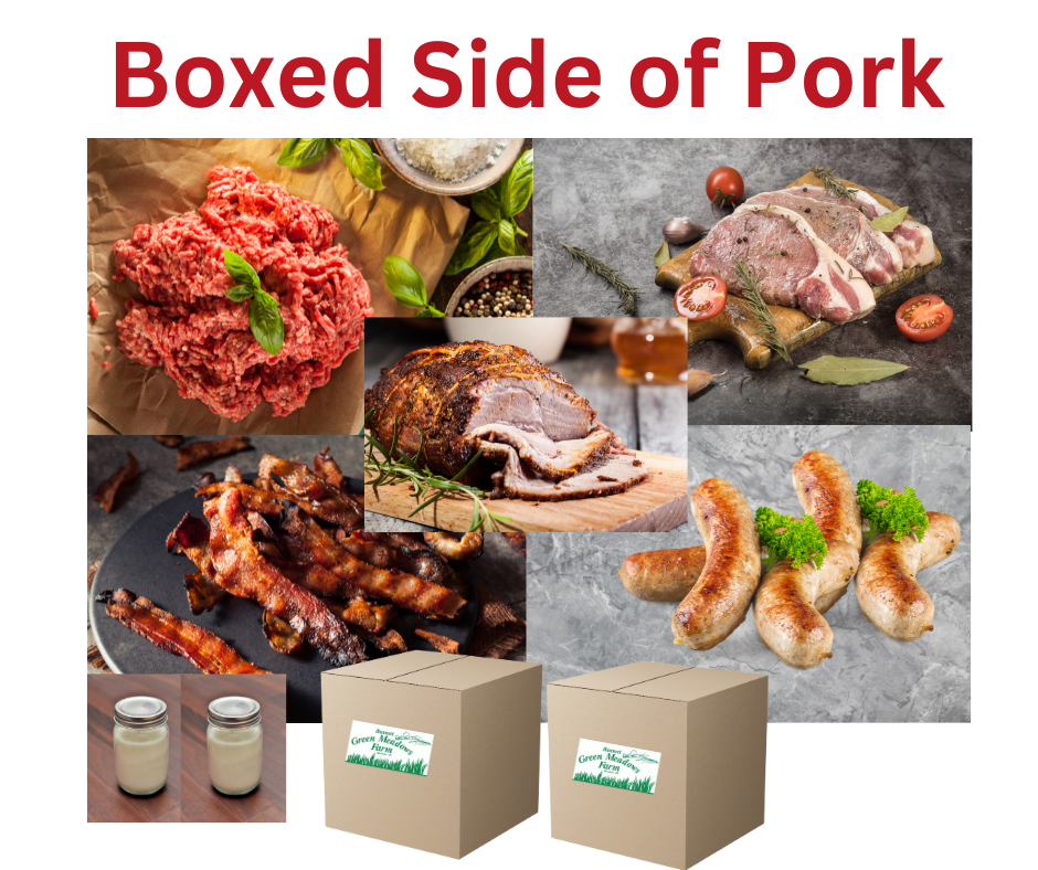 Boxed Side of Pork - NEW this Fall